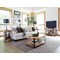 Alaterre Furniture Ryegate Natural Live Edge Solid Wood with Metal Round End Table, Natural AWCC1520 - alternate 2